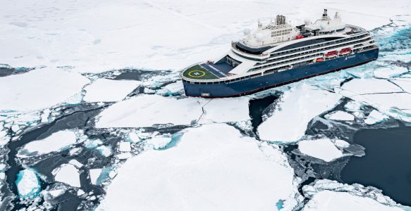 Ice Breaker to the Geographic North Pole